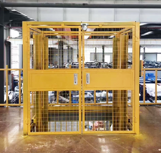 巴中智能导轨式升降机亮相